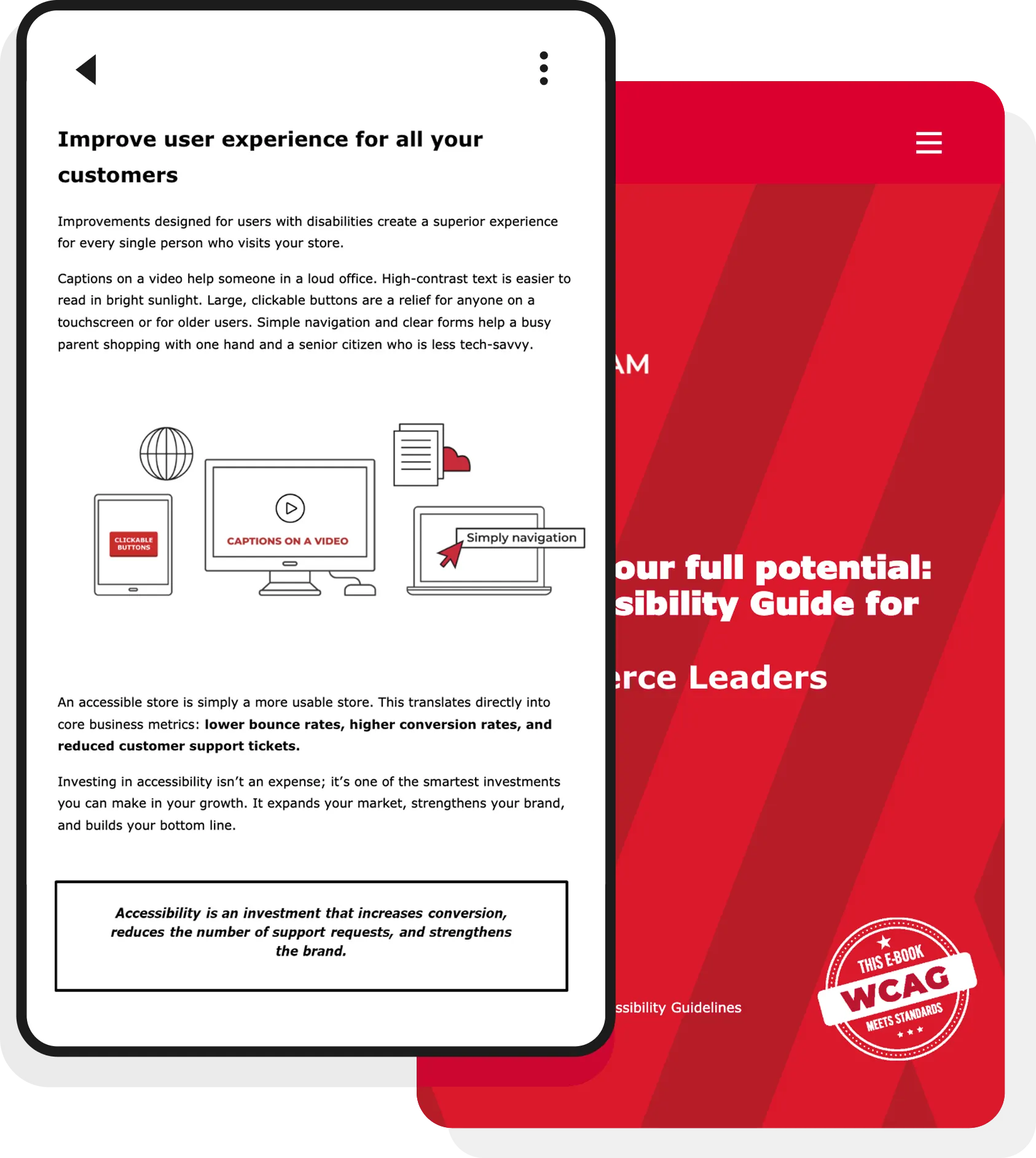 Phone with PDF document
